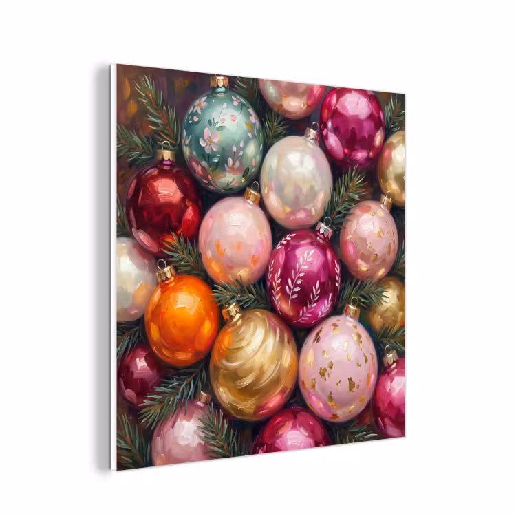 Forex - Kerstballen - Kleurrijk - Feest