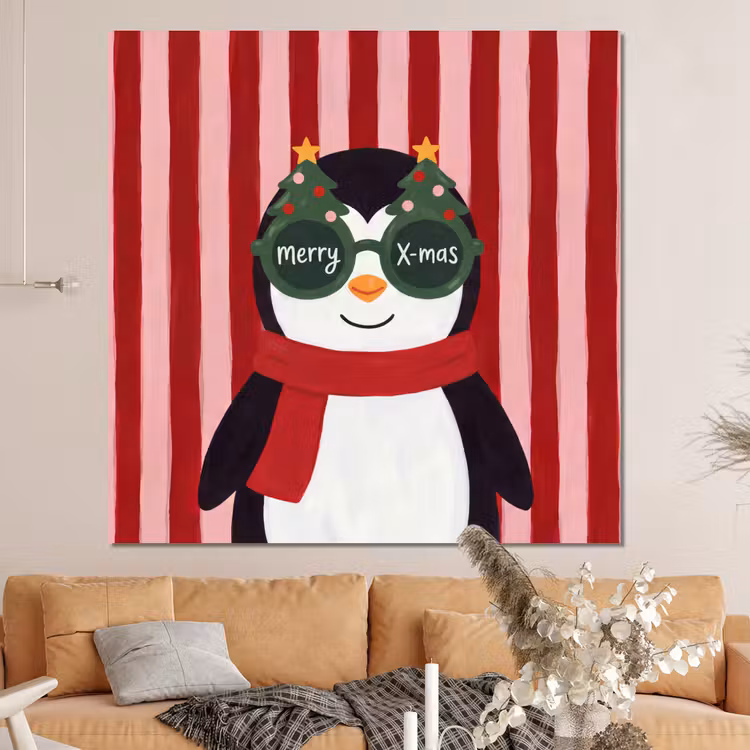 Forex - Pinguïn - Kerst - Illustratie — 4