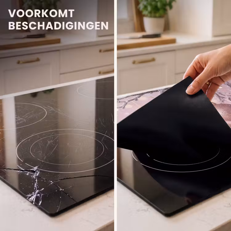 Inductie beschermer - Kerstbal - Roze - Winter — 3