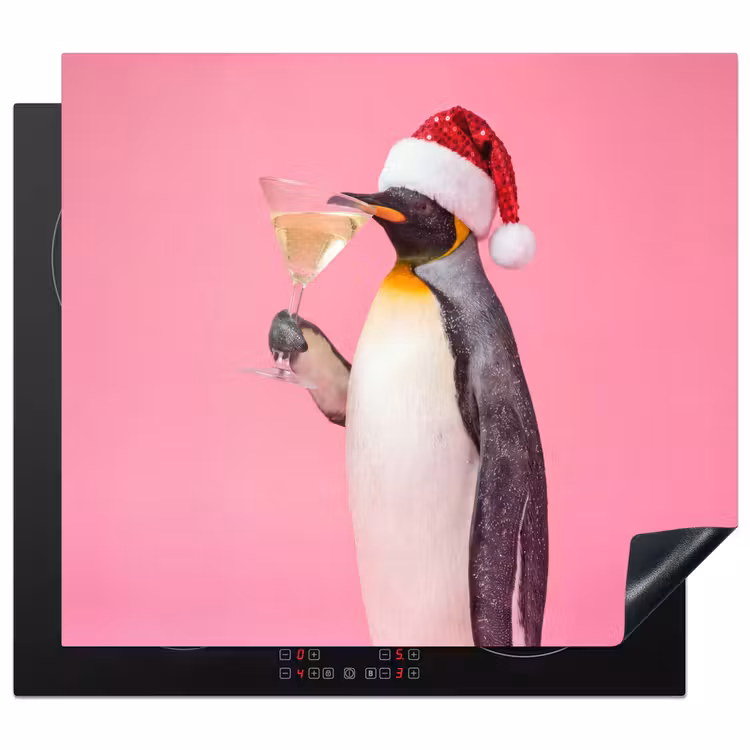 Inductie beschermer - Pinguïn - Kerst - Feest — 1