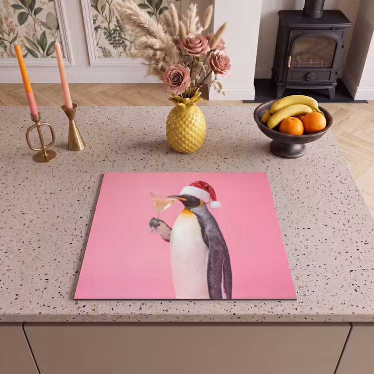 Inductie beschermer - Pinguïn - Kerst - Feest — 2