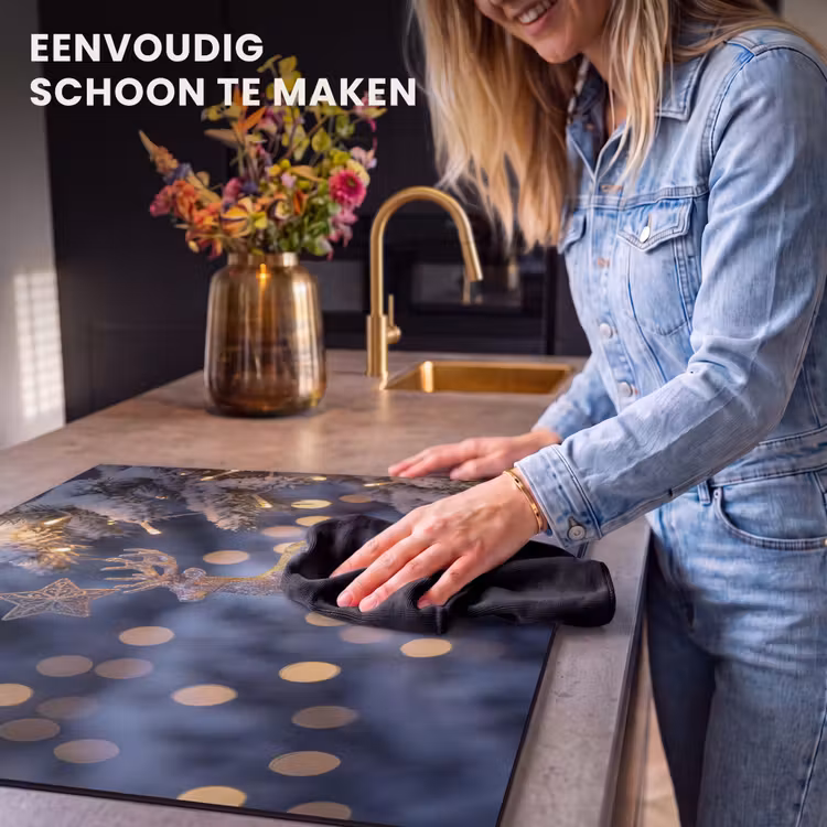 Inductie beschermer - Rendier - Kerst - Sneeuw — 6