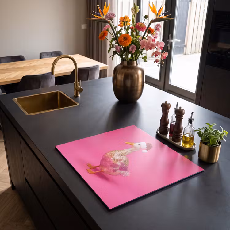 Inductie beschermer - Vogel - Kerst - Roze — 5