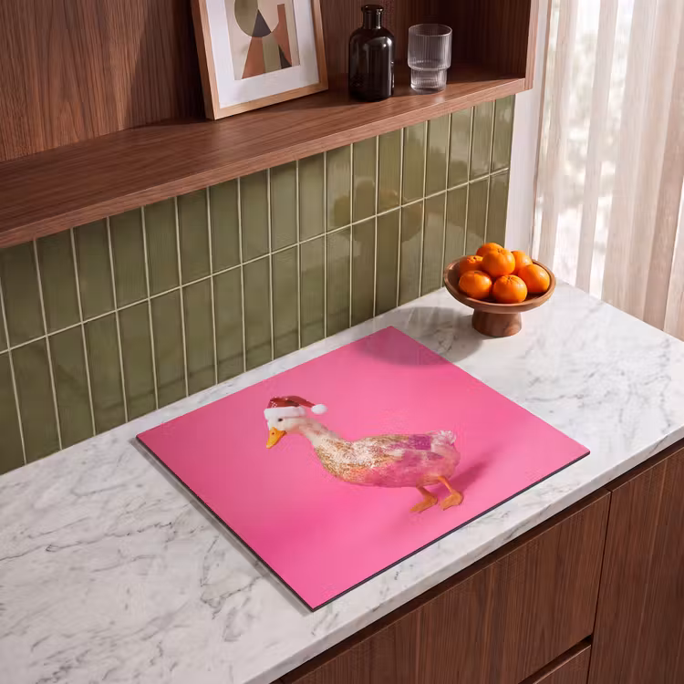 Inductie beschermer - Vogel - Kerst - Roze — 8