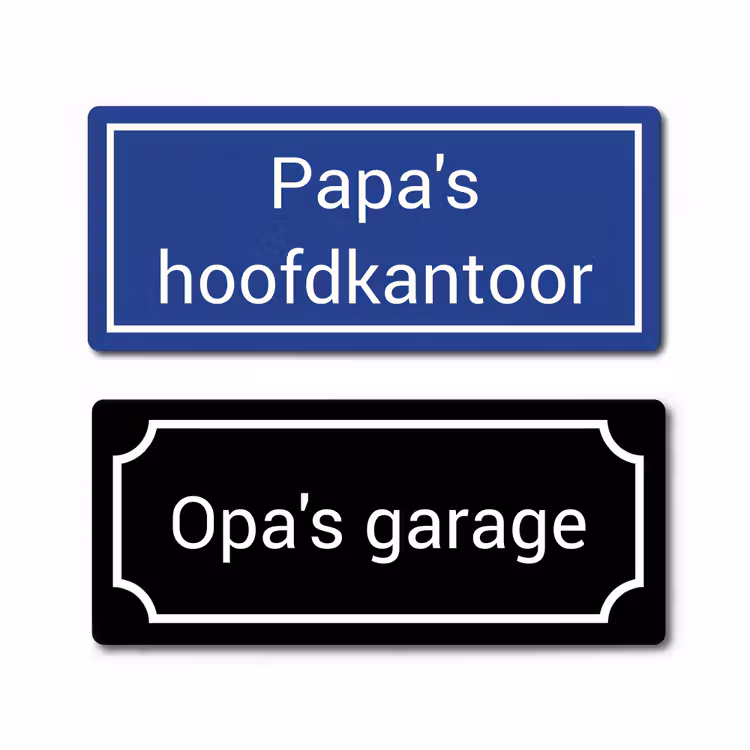 Straatnaambord — 1