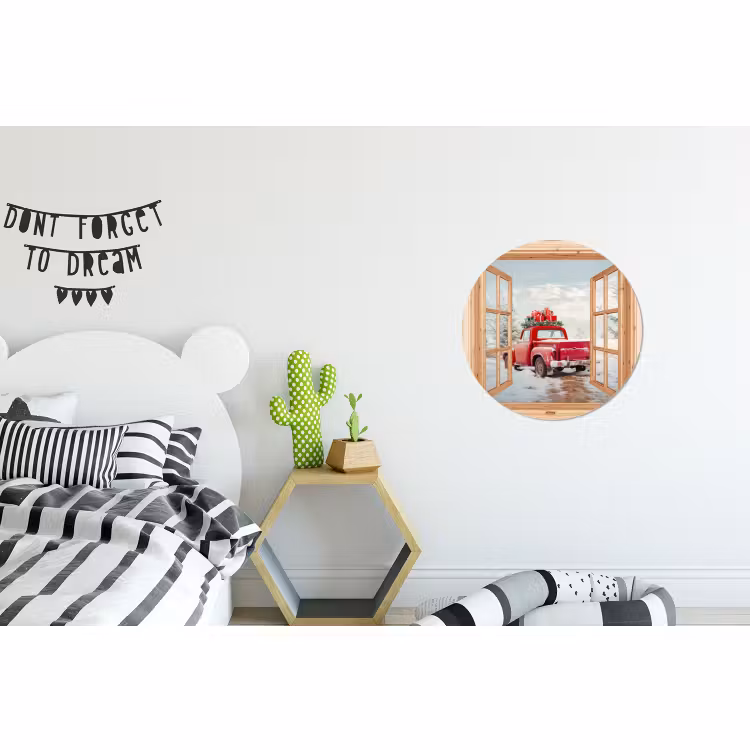 Doorkijk - Auto - Kerst - Cadeaus - Winter - Landschap — 5