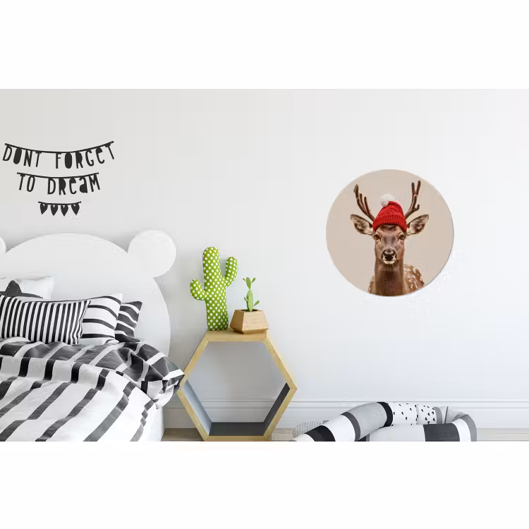 Hert - Kerst - Muts - Dieren - Winter - Grappig — 5