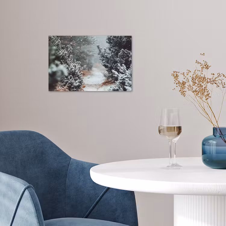 Poster - Bos - Winter - Bomen - Natuur - Pad - Sneeuw — 4