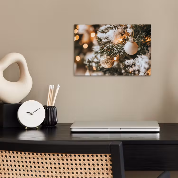 Poster - Kerst - Kerstboom - Winter - Binnen - Sneeuw — 2