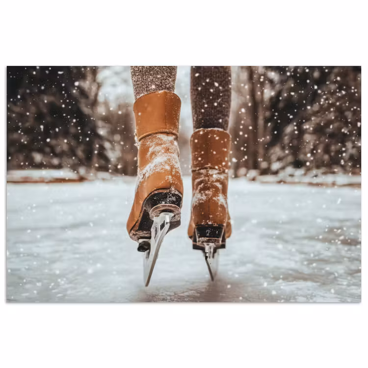 Poster - Schaatsen - IJs - Winter - Sneeuw — 1