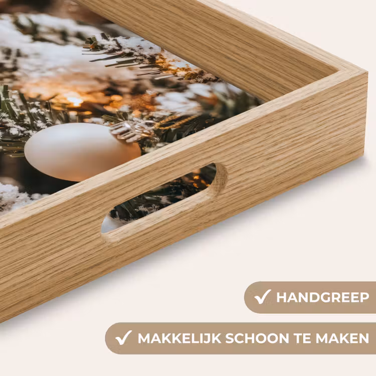 Dienblad - Kerst - Kerstboom - Winter - Binnen - Sneeuw — 5