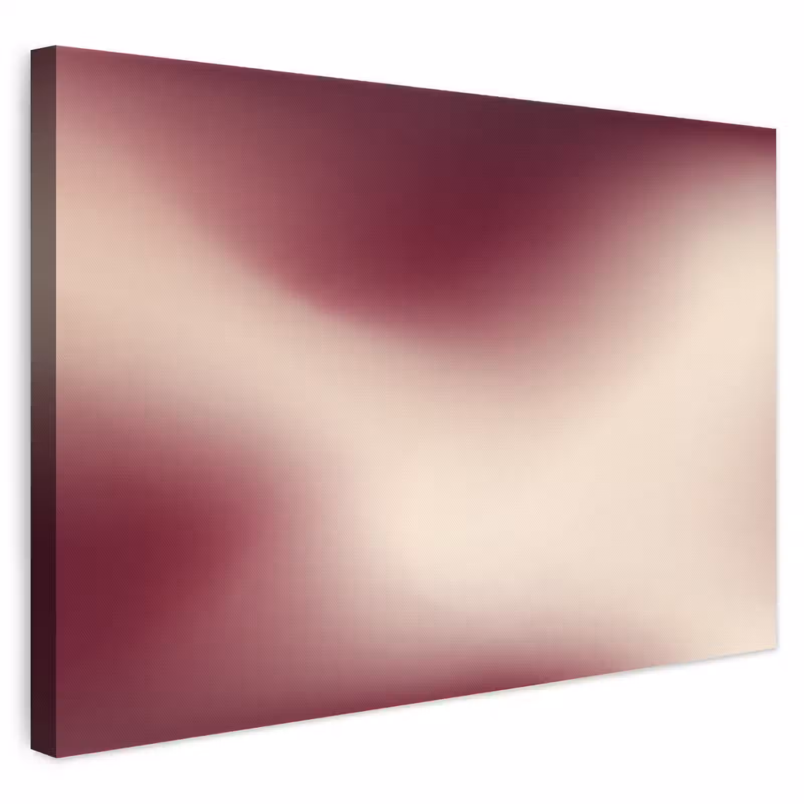 Canvas schilderij - Kleurverloop - Rood - Beige — 1