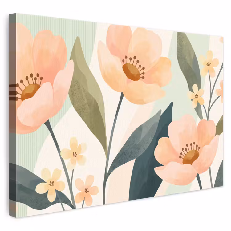 Canvas schilderij - Bloemen - Natuur - Abstract — 1