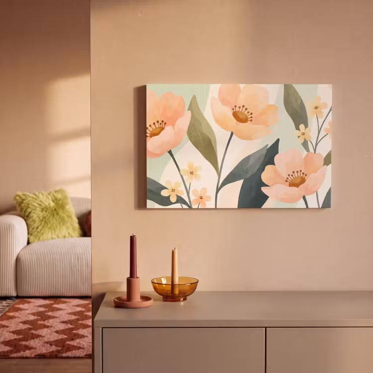 Canvas schilderij - Bloemen - Natuur - Abstract — 2