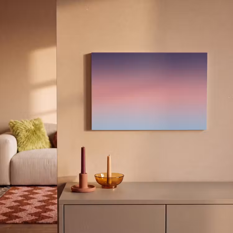 Canvas schilderij - Gradiënt - Paars - Roze — 2