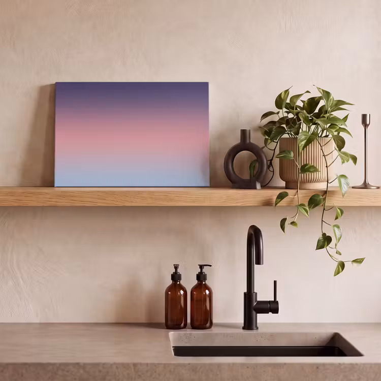 Canvas schilderij - Gradiënt - Paars - Roze — 4
