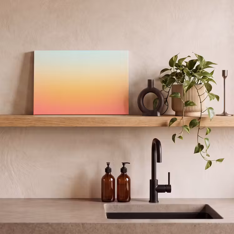 Canvas schilderij - Gradiënt - Zacht - Kleur — 4