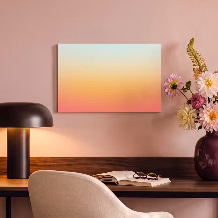 Canvas schilderij - Gradiënt - Zacht - Kleur — 6