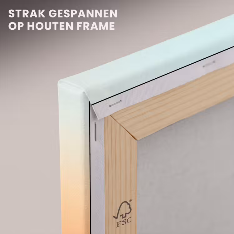 Canvas schilderij - Gradiënt - Zacht - Kleur — 7