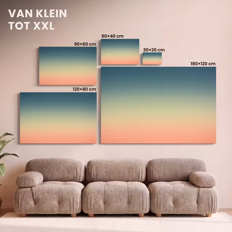 Canvas schilderij - Kleurverloop - Abstract - Modern — 8