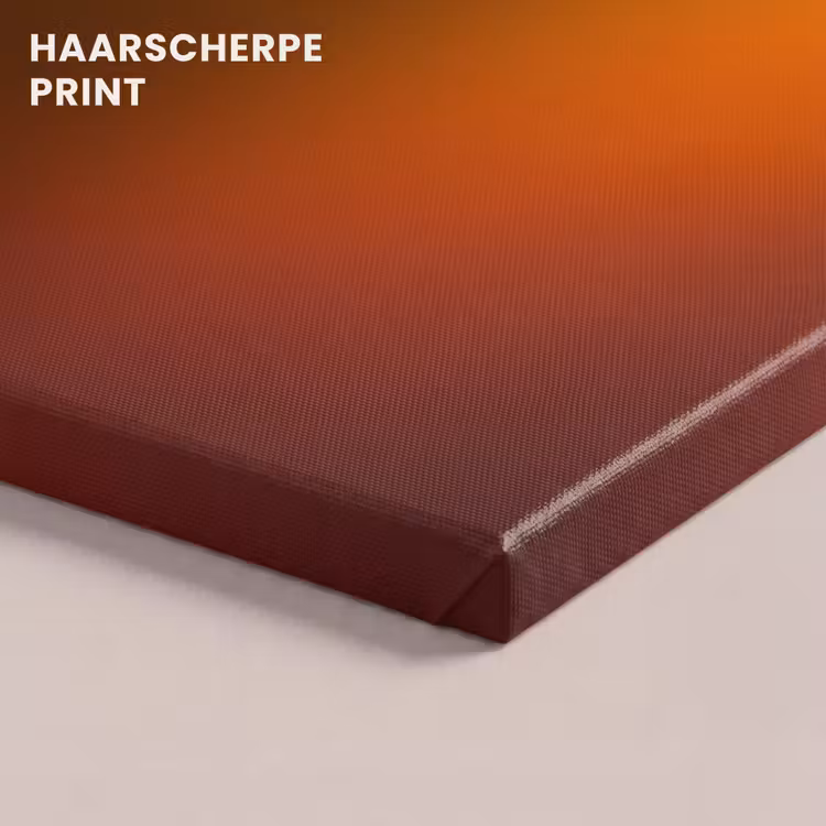 Canvas schilderij - Kleurverloop - Oranje - Abstract — 5