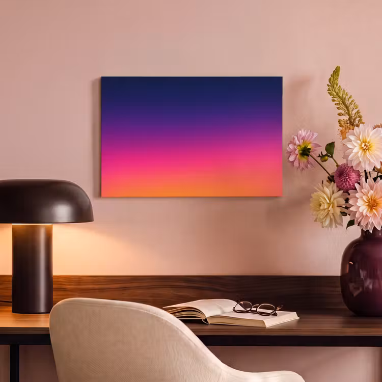 Canvas schilderij - Kleurverloop - Vloeiend - Abstract — 6