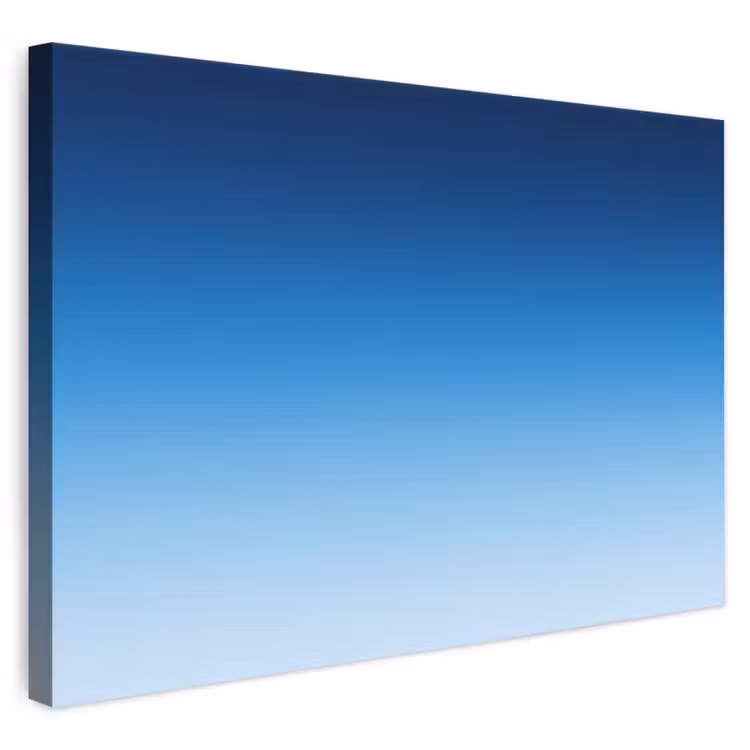 Canvas schilderij - Lucht - Blauw - Gradiënt — 1