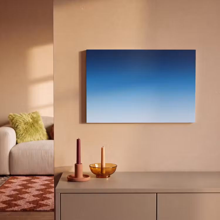 Canvas schilderij - Lucht - Blauw - Gradiënt — 2