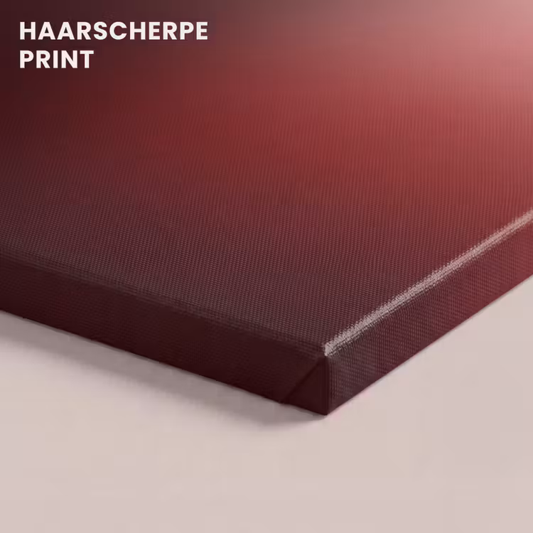 Canvas schilderij - Verloop - Rood - Roze — 5