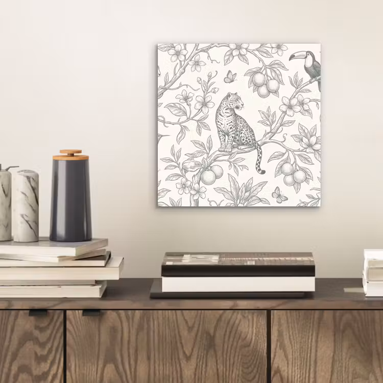 Aluminium schilderij - Vogel - Natuur - Illustratie — 2