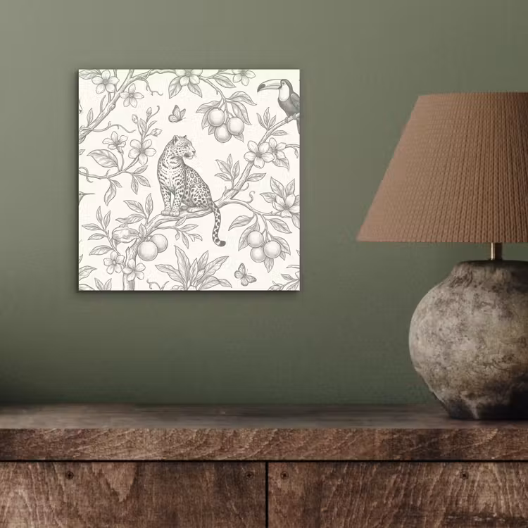 Aluminium schilderij - Vogel - Natuur - Illustratie — 3