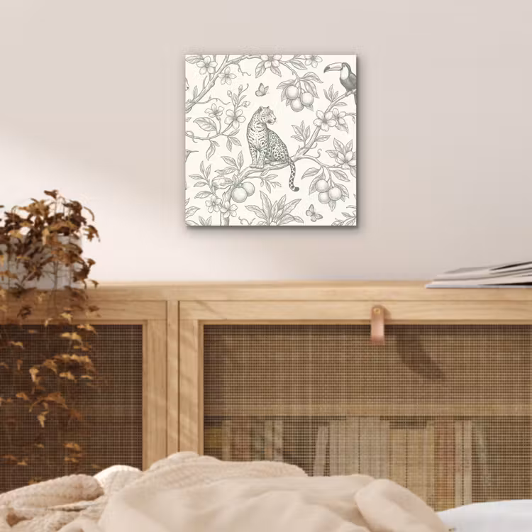 Aluminium schilderij - Vogel - Natuur - Illustratie — 4