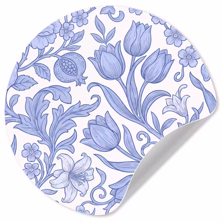 Behangcirkel - Botanisch - Design - Klassiek — 1