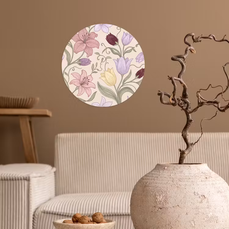 Behangcirkel - Bloemen - Illustratie - Botanisch — 2