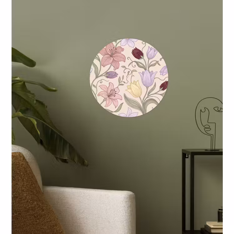Behangcirkel - Bloemen - Illustratie - Botanisch — 3