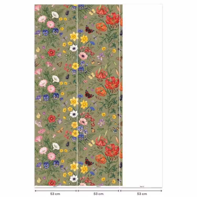 Behang - Bloemen - Insecten - Natuur — 6