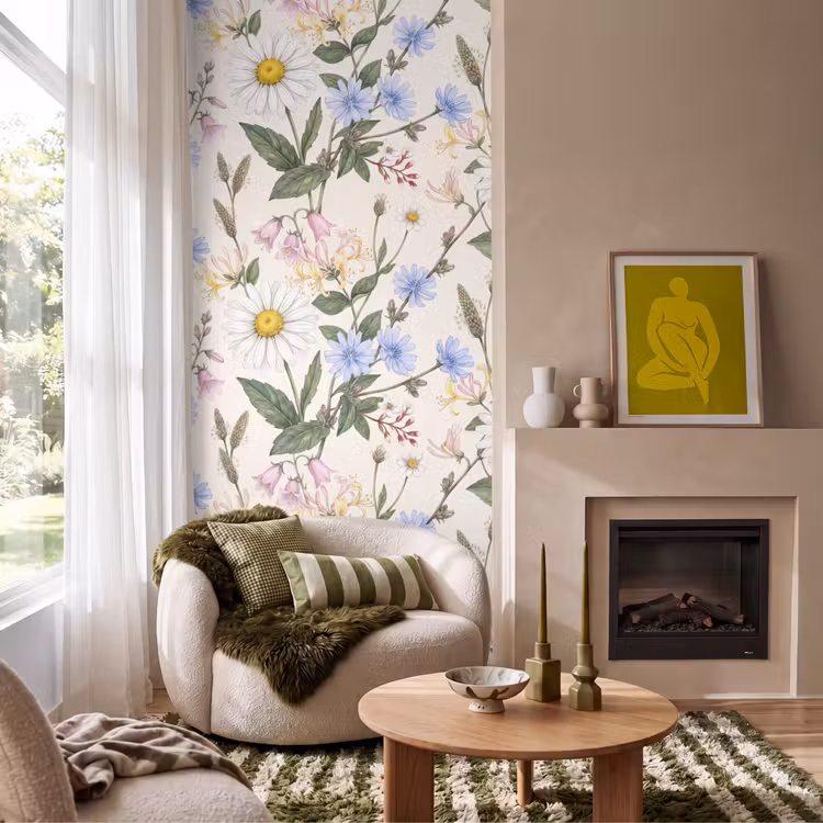 Behang - Botanisch - Illustratie - Kleurrijk — 1