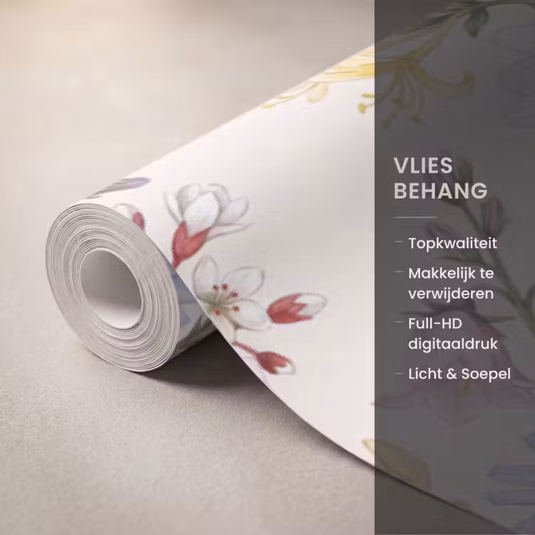 Behang - Botanisch - Illustratie - Kleurrijk — 3