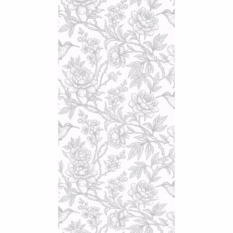 Behang - Vogel - Bloemen - Natuur — 2