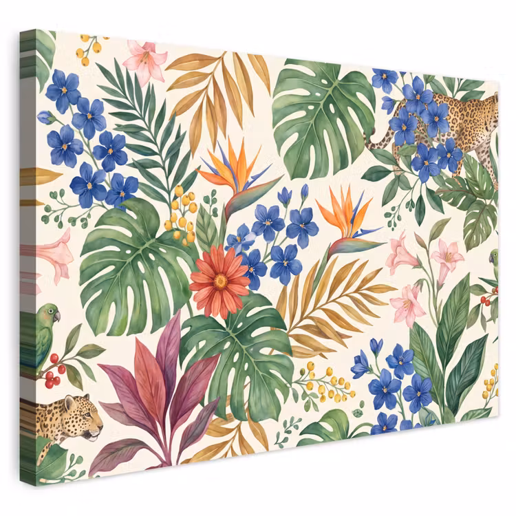 Buiten canvas - Kat - Jungle - Dieren — 1