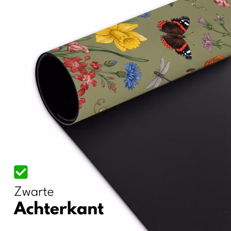 Bureau onderlegger - Bloemen - Insecten - Natuur — 5