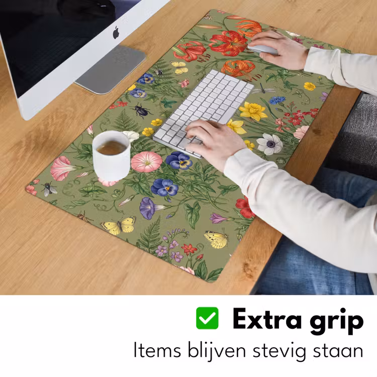 Bureau onderlegger - Bloemen - Insecten - Natuur — 6