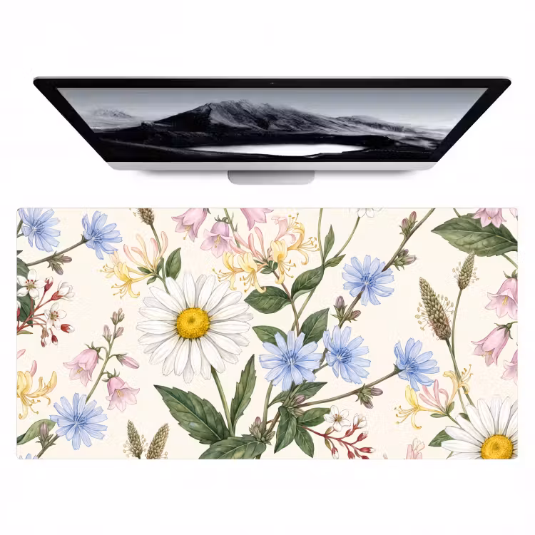 Bureau onderlegger - Botanisch - Illustratie - Kleurrijk — 1