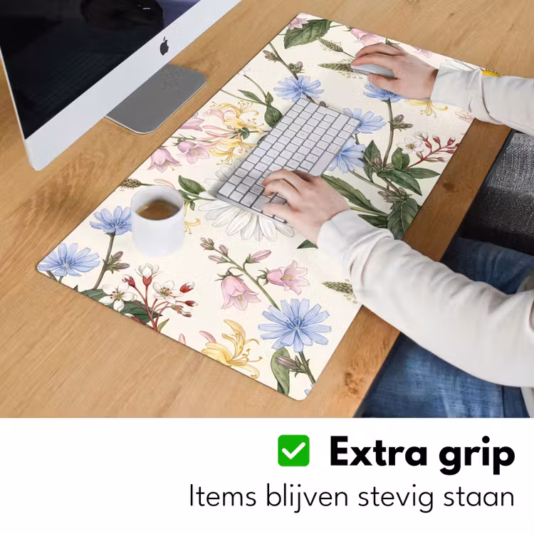Bureau onderlegger - Botanisch - Illustratie - Kleurrijk — 6