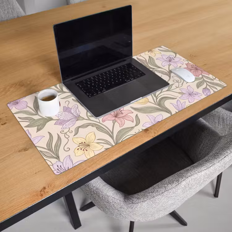 Bureau onderlegger - Bloemen - Illustratie - Botanisch — 3