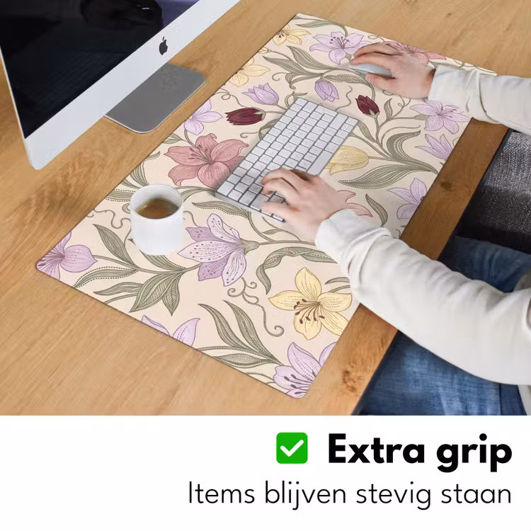 Bureau onderlegger - Bloemen - Illustratie - Botanisch — 6