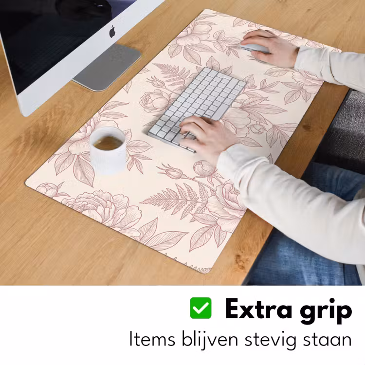 Bureau onderlegger - Bloemen - Lijntekening - Botanisch — 6