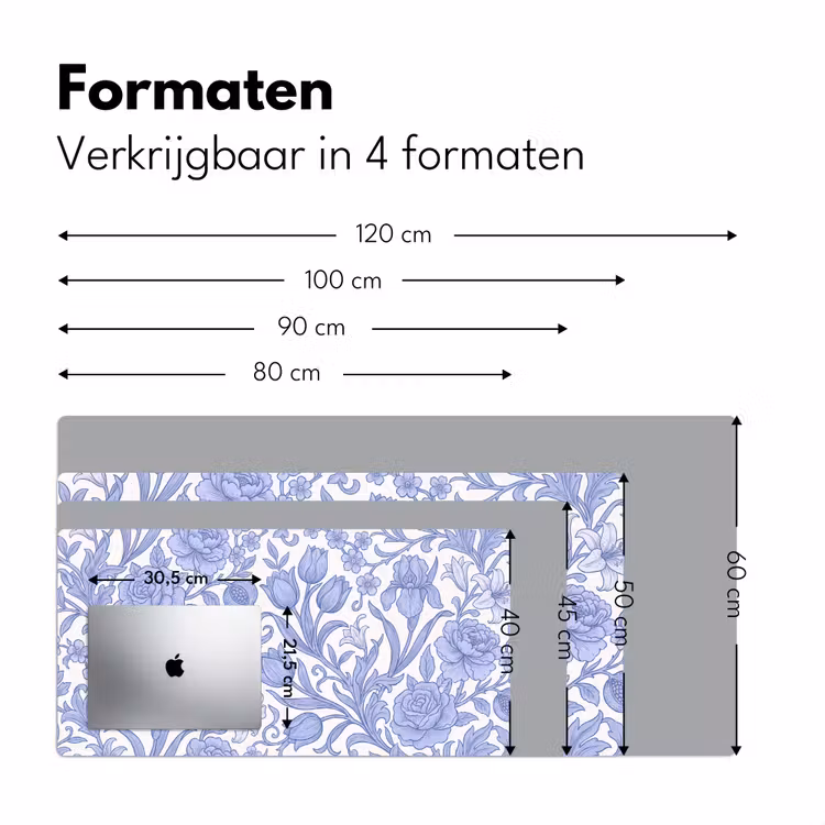 Bureau onderlegger - Botanisch - Design - Klassiek — 8