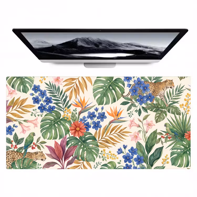 Bureau onderlegger - Kat - Jungle - Dieren — 1