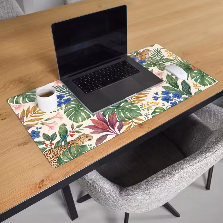 Bureau onderlegger - Kat - Jungle - Dieren — 3